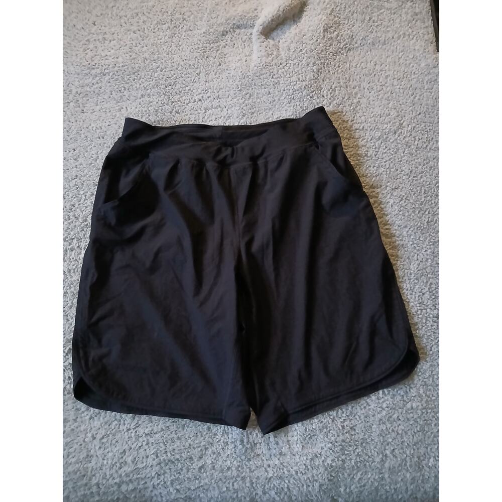 Lands’ End Modest Swim Shorts Women’s Quick Dry Black 11”